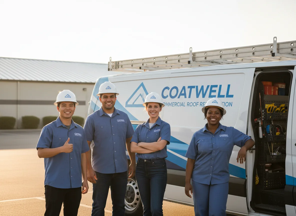 Commercial roof coating company in Roff, OK